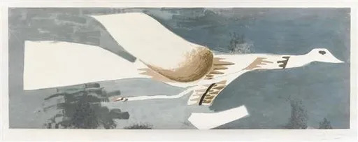 Georges BRAQUE - Print-Multiple - Grand Oiseau Gris