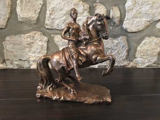 Giorgio DE CHIRICO - Sculpture-Volume - Personaggio a cavallo
