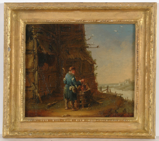 Jean-Baptiste LEPRINCE - Gemälde -  "Russian peasant", important oil painting, 1760s