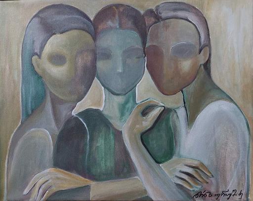 Nina URUSHADZE - Painting - Sisters