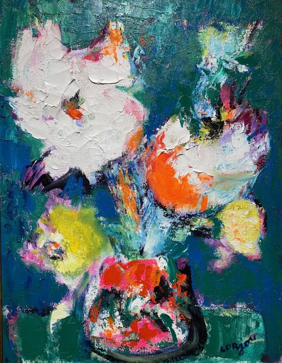 Bernard LORJOU - Painting - Bouquet