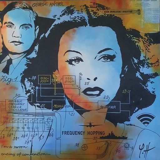 Yann HERVIS - Scultura Volume - Série "CLOSE UP" - Hedy Lamarr-