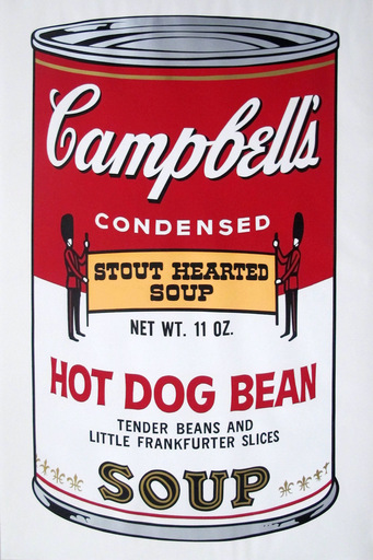 Andy WARHOL - Estampe-Multiple - Campbell's Soup II: Hot Dog Bean (FS II.59)