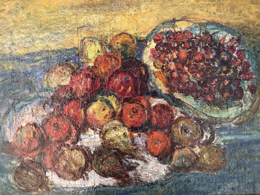 Berthe SOURDILLON - Painting - Les fruits