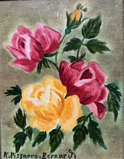 Camille PISSARRO-BERNARD - Gemälde - Les roses 
