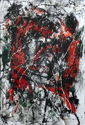 Jean-Jacques MARIE - Peinture - Abstraction composition 003