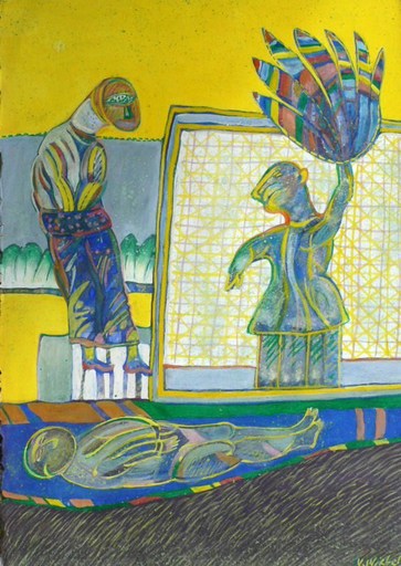 Véronique WIRBEL - Pittura - Hommage à Francis Bacon