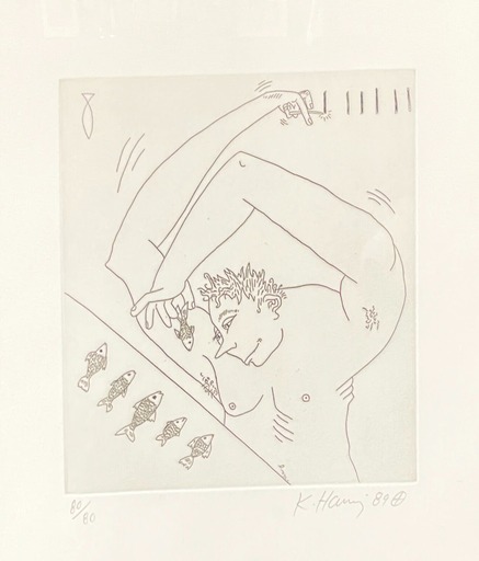 Keith HARING - Druckgrafik-Multiple - Untitled (From the Valley Suite)