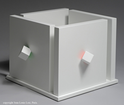 Luis TOMASELLO - Sculpture-Volume - Cube Atmosphère Chromoplastique 