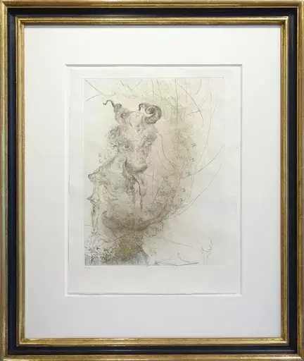 Salvador DALI - Print-Multiple - Tête de veau - calf's head - Kalbskopf