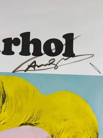 Tate Gallery Marilyn Monroe Exhibition Poster (Signed) by | Andy