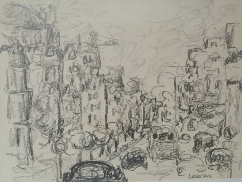 Lyon Vers La Rue Duquesme Avenue De Lattre De Tassigny Andre Lauran Vendita D Arte Online Artprice