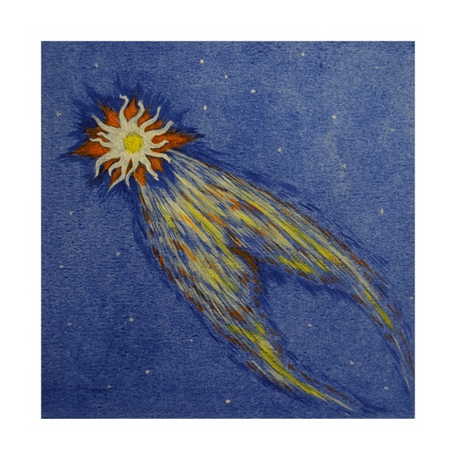 Nika KOPLATADZE - Painting - Comet 1