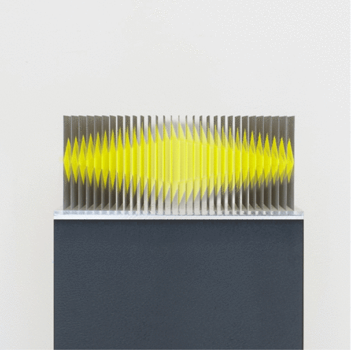 Yoshiyuki MIURA - Sculpture-Volume - Gelbe Raute 