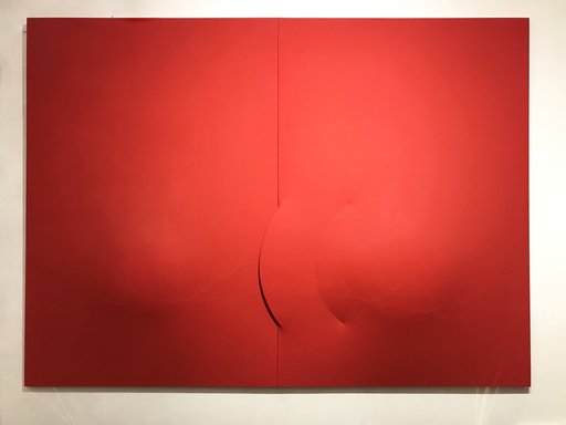 Agostino BONALUMI - Peinture - "Rosso"