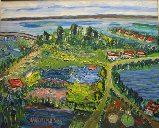 Charles Laurel VAVRINA - Painting - Riverview