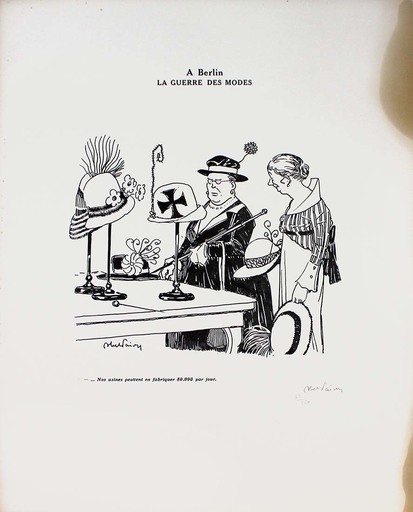 Abel Jules FAIVRE - Print-Multiple - A Berlin LA GUERRE DES MODES