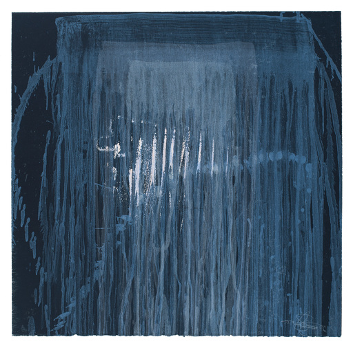帕特·施泰尔 - 版画 - Waterfall Blue