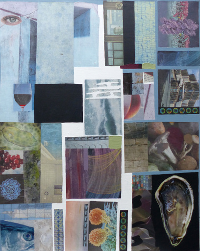 Christine GROSARU-BLETON - Painting - Collages 7