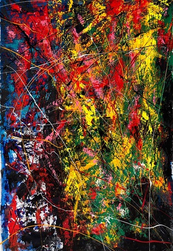 Jean-Jacques MARIE - Pittura - Abstraction lyrique série L053
