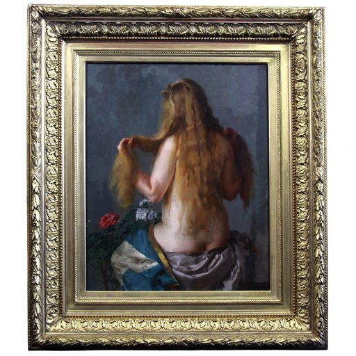Josef SEJPKA - Gemälde - Huile sur toile nu au cheveux roux oil Nude redhead