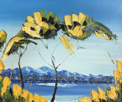 Yves THOMAS - Pittura - paysage