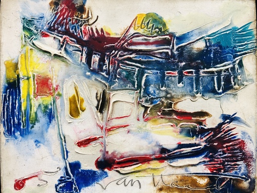 Georges VAN HAARDT - Peinture - Abstraction