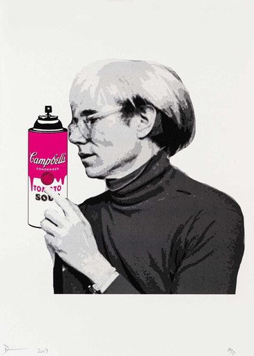 DEATH NYC - 版画 - Warhol & Campbell’s