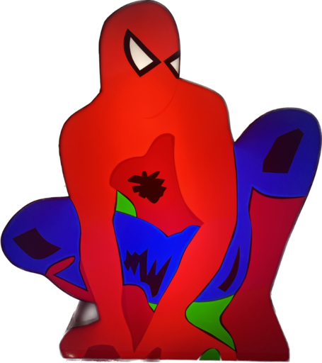 Marco LODOLA - Sculpture-Volume - Spiderman