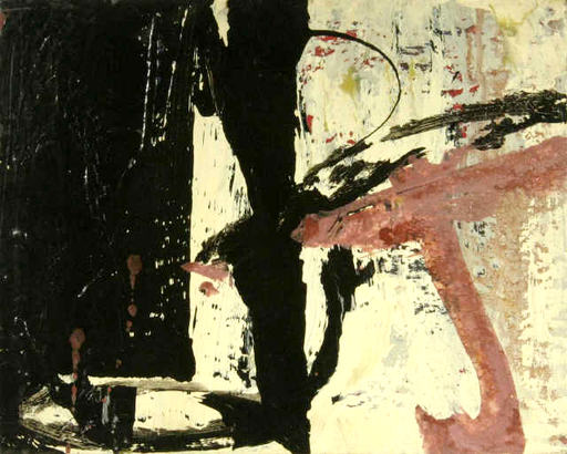 Tony SOULIÉ - Gemälde - Abstraction noire 