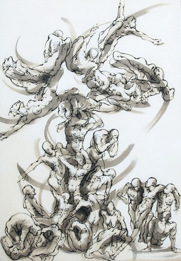 Marie TAKLANTI - Zeichnung Aquarell - Spirale