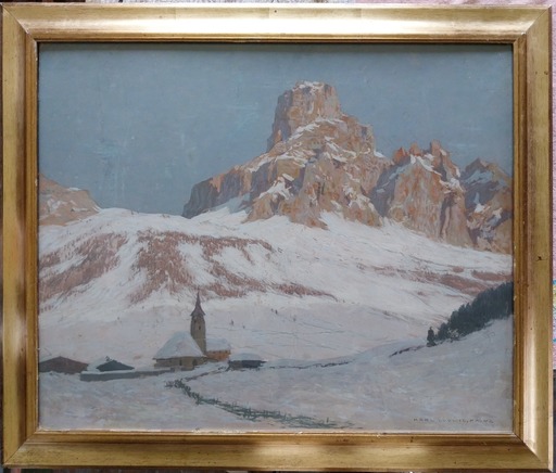 Karl Ludwig PRINZ - Pintura - Sassongher Val Badia/Dolomiti