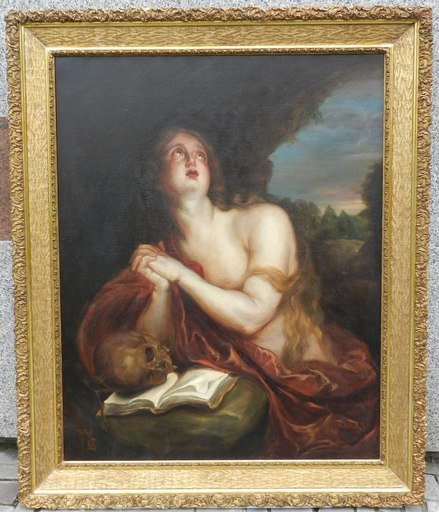 Philip le Petit VAN DYK - Peinture - Mary Magdalene 