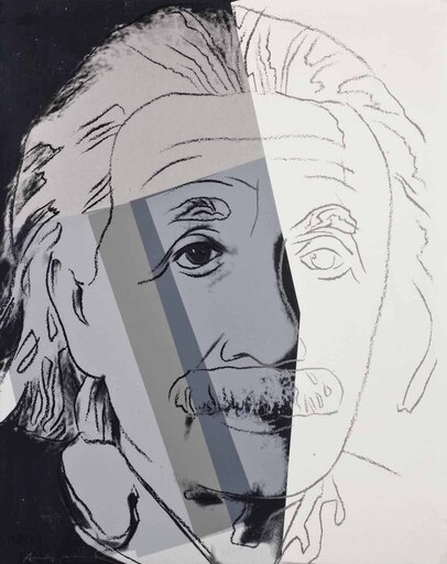 Andy WARHOL - Druckgrafik-Multiple - Albert Einstein (FS II.229)