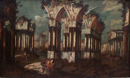 Gaetano VETTURALI - Gemälde - Architectural whim