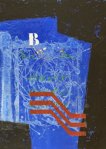 James COIGNARD - Print-Multiple - L Herbe Bleue