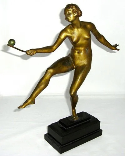 Joseph DESCHAMPS - Sculpture-Volume - Manteniendo la bola en equilibrio