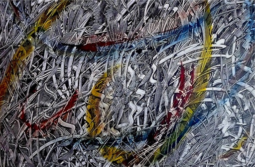 Didier ANGELS - Gemälde - La Fraternité