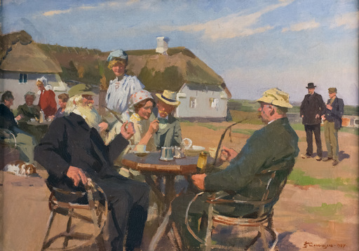 Erik Ludwig HENNINGSEN - Painting - Danish Summer