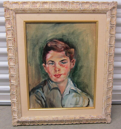 陈荫罴 - 绘画 - Portrait of a young boy