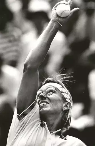 David ASHDOWN - 照片 - Martina Navratilova, Tennis Champion (1994)