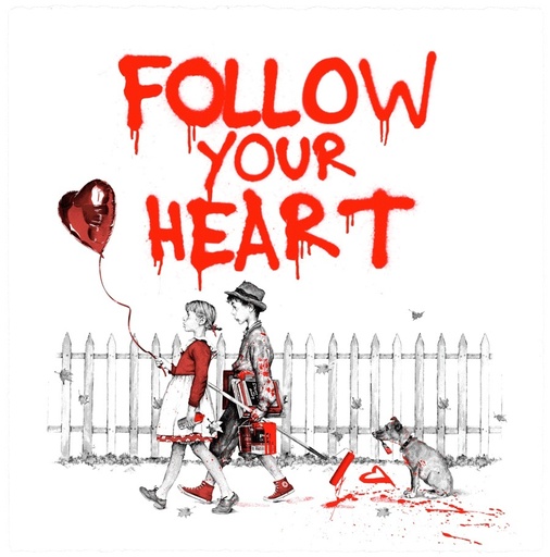 MR BRAINWASH - Estampe-Multiple - Valentines – Follow Your Heart