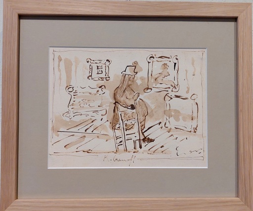 Emile Othon FRIESZ - Drawing-Watercolor - La galeriste Katia Granoff