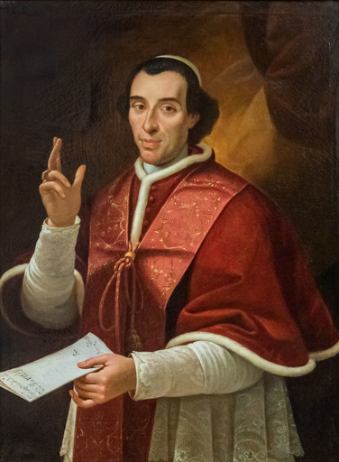 Tommaso Pietro LABRUZZI - Painting - Portrait of pope Pio VII