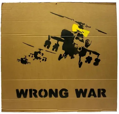 Wrong War by | BANKSY | buy art online | artprice