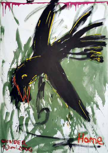 Wolf WONDER - Pintura - Home - Black Bird