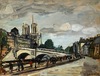 Arbit BLATAS - Gemälde - Paris, view of the Notre-Dame  cathedral