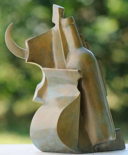 André ABRAM - Sculpture-Volume - Hommage à Braque