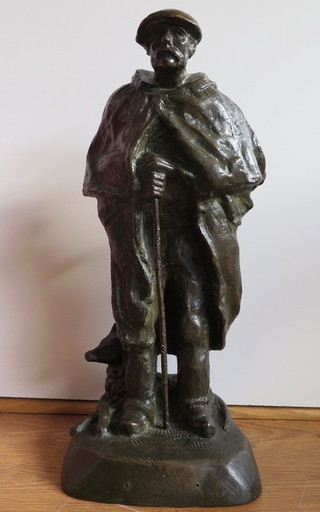 André ABBAL - Sculpture-Volume - LE BERGER ET SON CHIEN