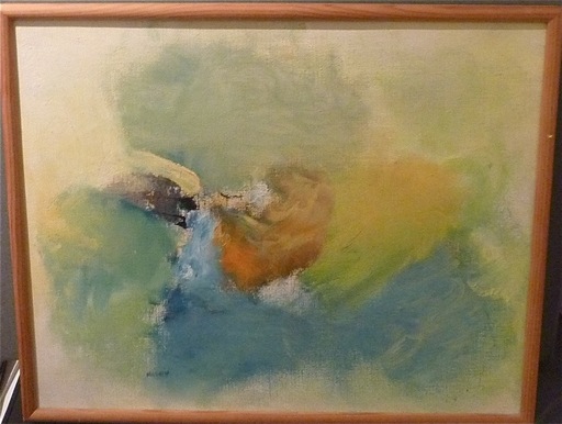 Jacques MAUHIN - Gemälde - Abstraction "La Ruche"